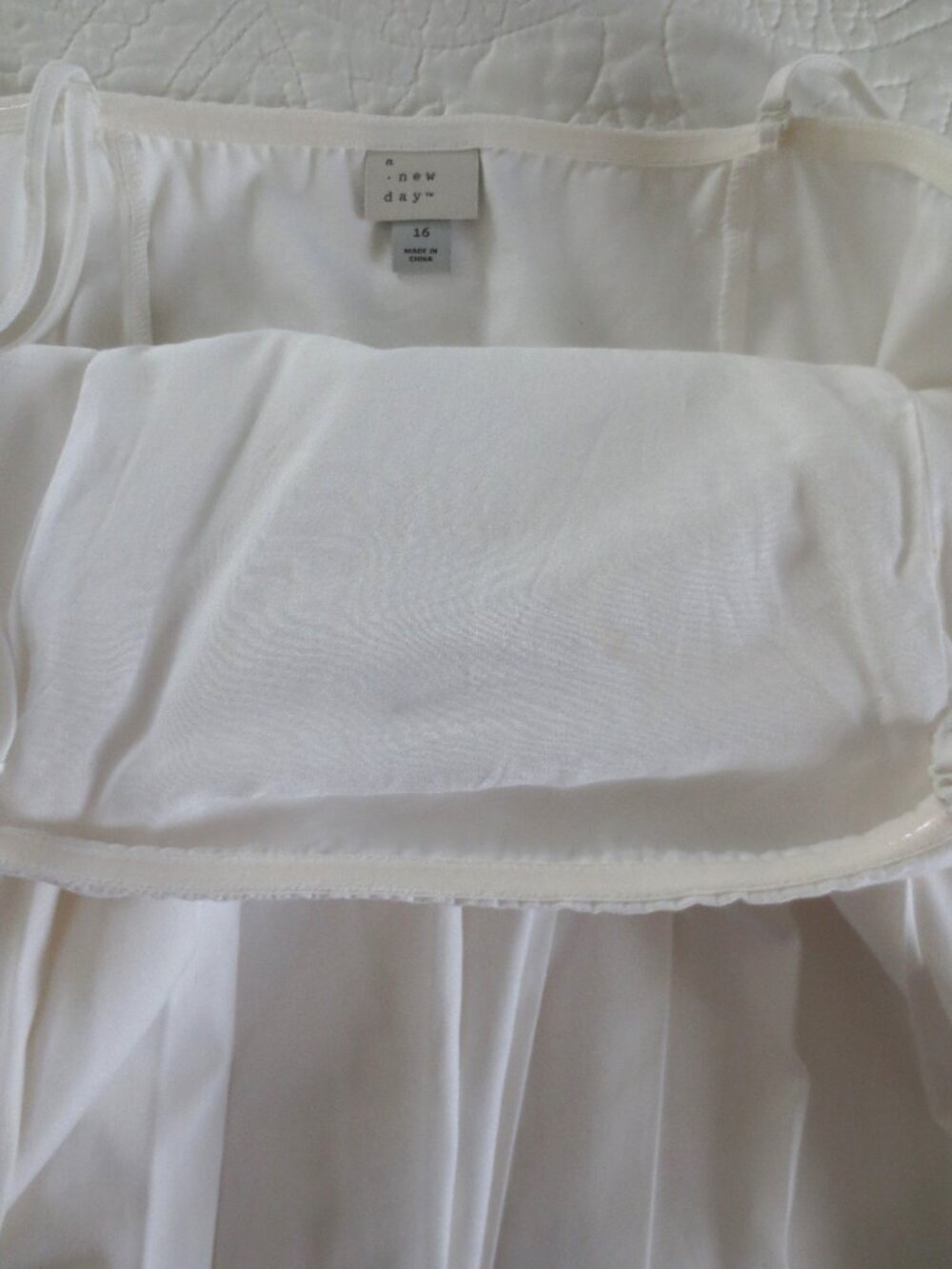 A New Strapless Day A-Line Pleated Midi Dress - Picture 13 of 15